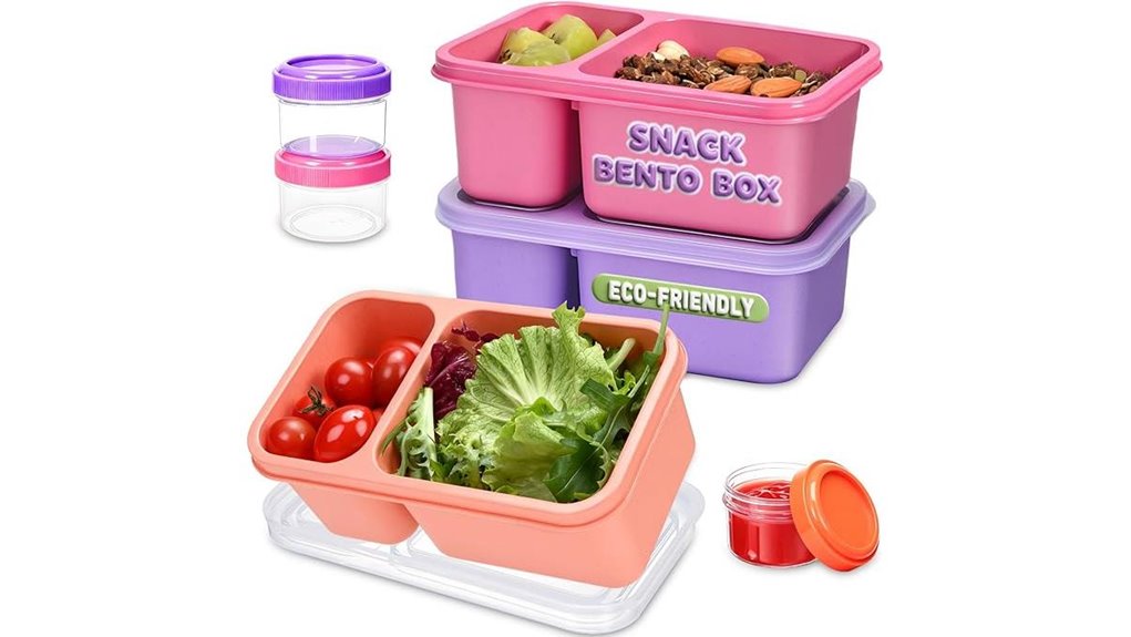 Leak-Proof Reusable Snack Containers to Keep Your Day Tours Fresh 13 reusable 3 pack lidded snacks