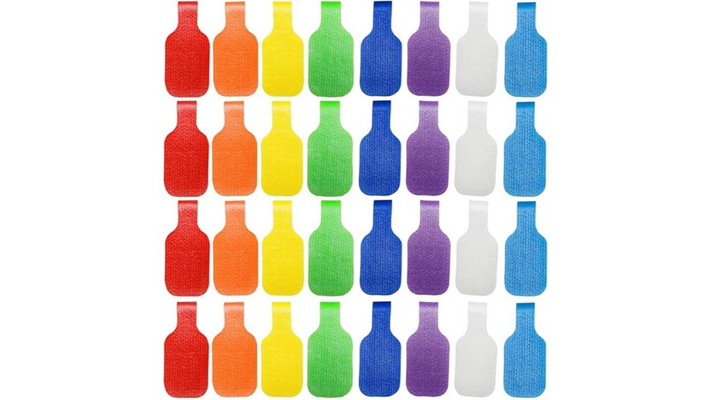 Reusable Cable Labels for Travel Kits (Color-Coded) Stay Tidy 12 reusable 8 color cable pack
