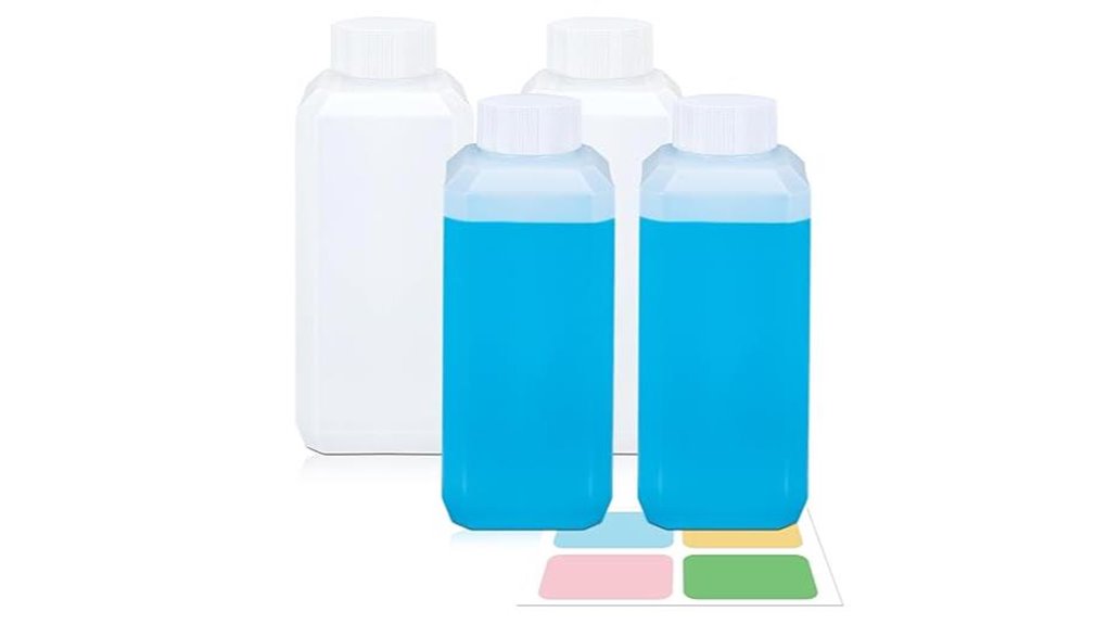 Best Leakproof Travel Bottle Sets for Thick Liquids 7 reusable 8oz leak proof pack