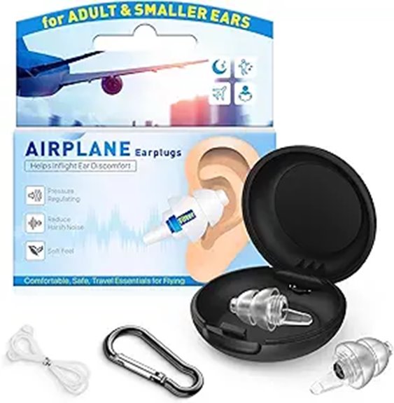 reusable airplane earplugs 25db