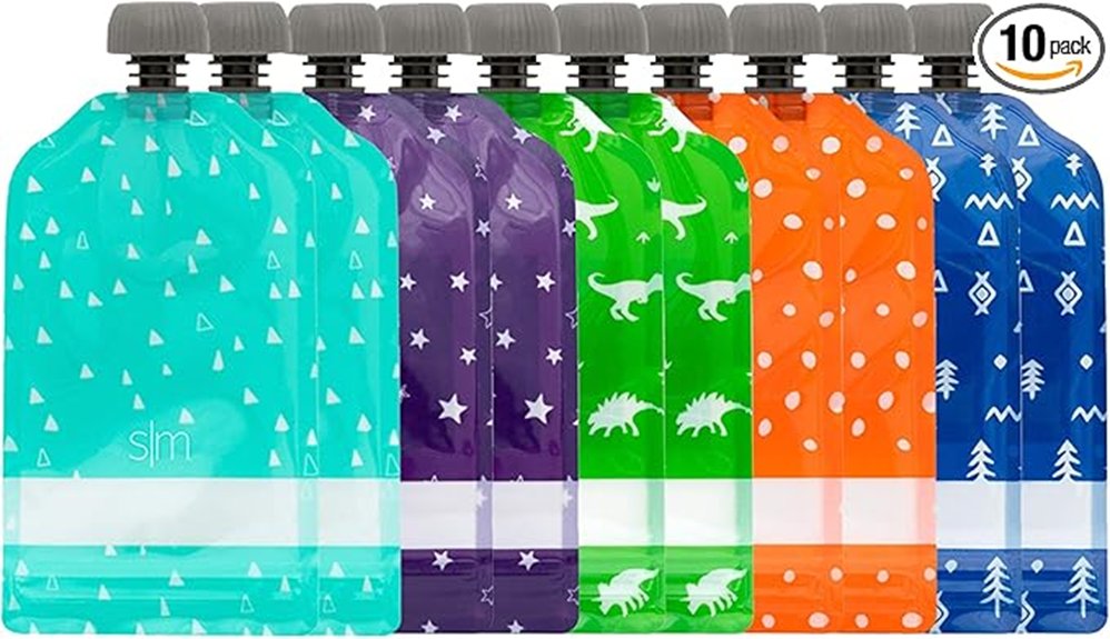 Top Baby Food Pouches (Reusable) That Parents Swear By 5 reusable bpa free baby pouches