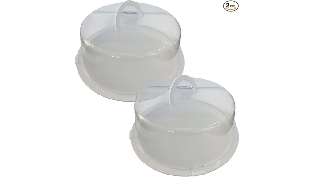 reusable cake carrier set