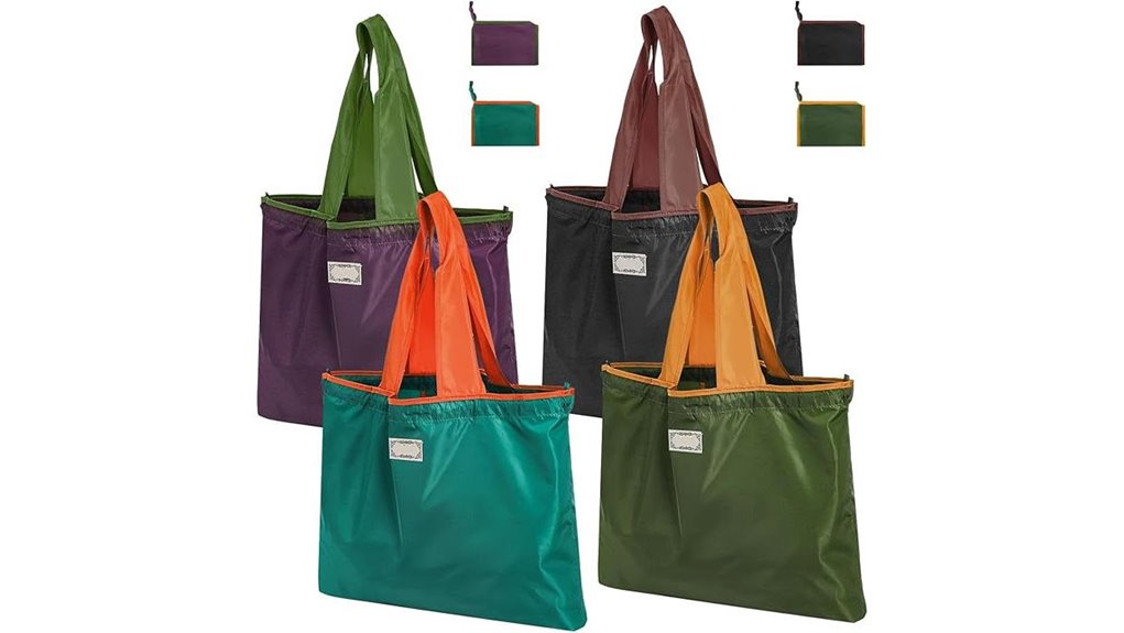 reusable foldable tote pack