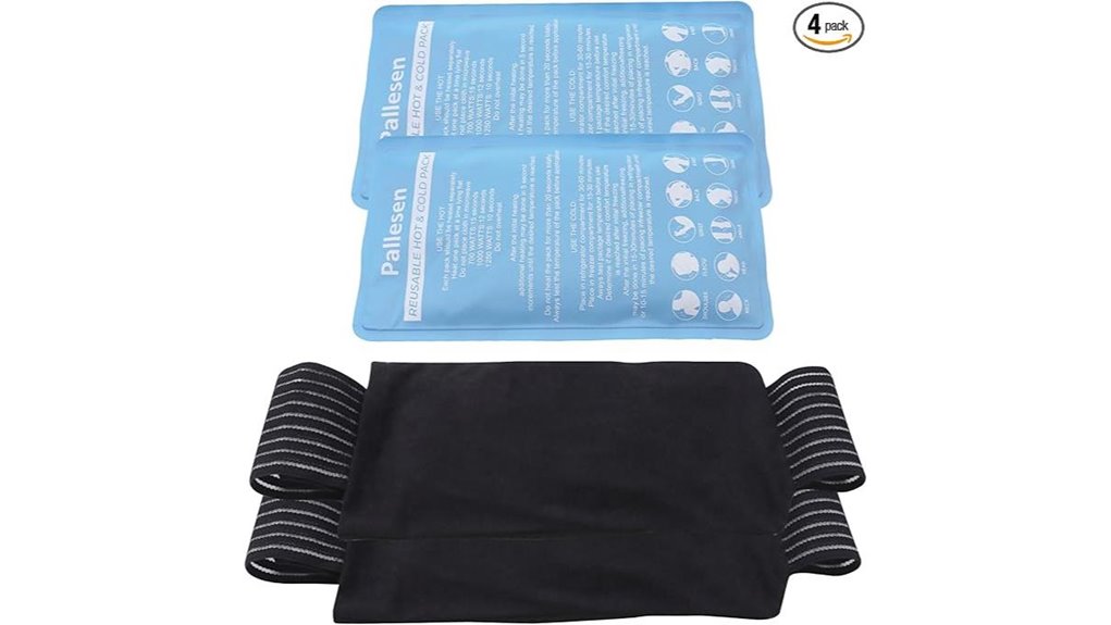 Reusable Ice Packs for On-the-Go Injuries: Slim Gel Solutions 13 reusable gel ice packs