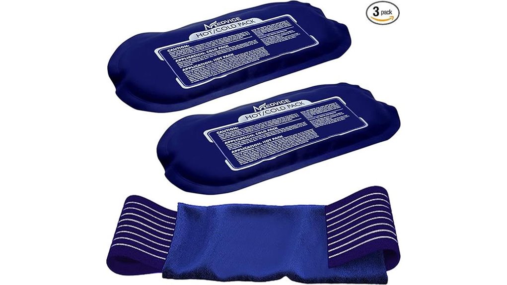 Best Reusable Ice Pack Sleeves for Swelling On Go (Slim Gel) 6 reusable gel ice packs