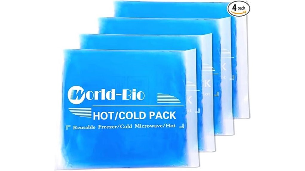 Reusable Ice Packs for On-the-Go Injuries: Slim Gel Solutions 15 reusable gel ice packs