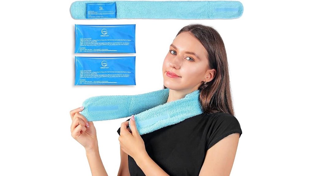 Reusable Gel Cooling Neck Wraps Keep You Cool in Heat 2 reusable gel icepack towel
