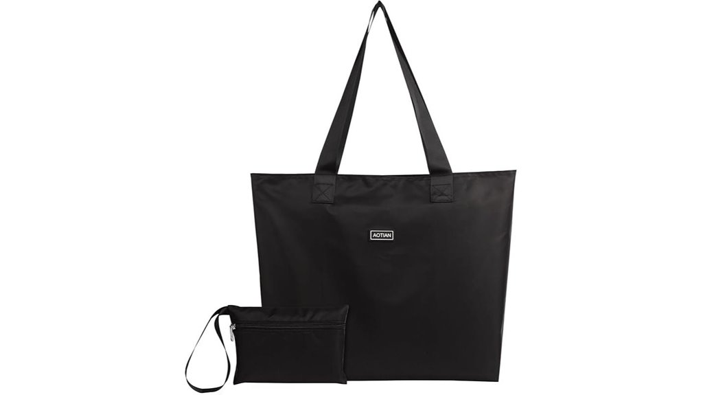 Best Packable Tote Bags That Zip Closed for Market and Transit 6 reusable heavy duty 20l bags