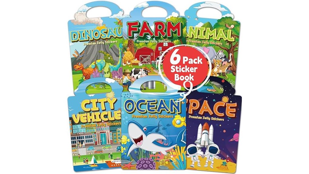 Reusable Sticker Books Toddlers Love for Creative Fun 2 reusable jelly sticker book