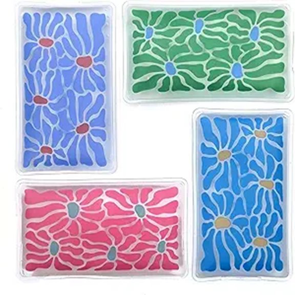Reusable Ice Packs for On-the-Go Injuries: Slim Gel Solutions 9 reusable kids bpa free pack