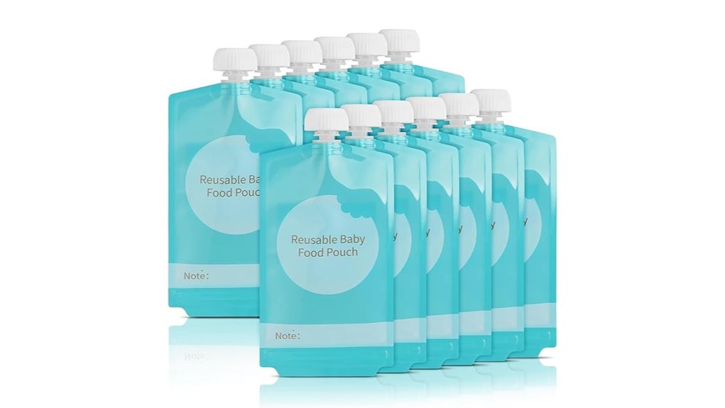 Top Baby Food Pouches (Reusable) That Parents Swear By 9 reusable kirecoo baby pouches