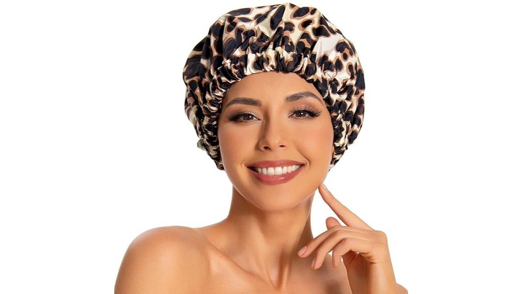 The Best Travel Shower Caps That Won’t Rip and Are Reusable 8 reusable leopard shower cap