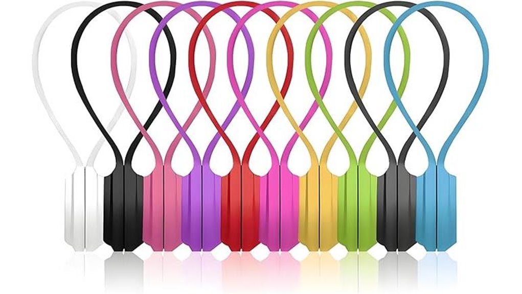 reusable magnetic cord ties