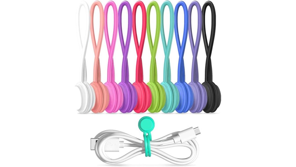 reusable magnetic earbud organizer