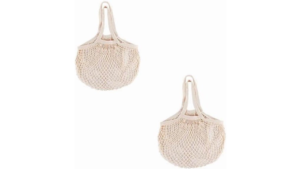Reusable Produce Bags for Travel Apartments (Light Mesh) 11 reusable mesh produce duo