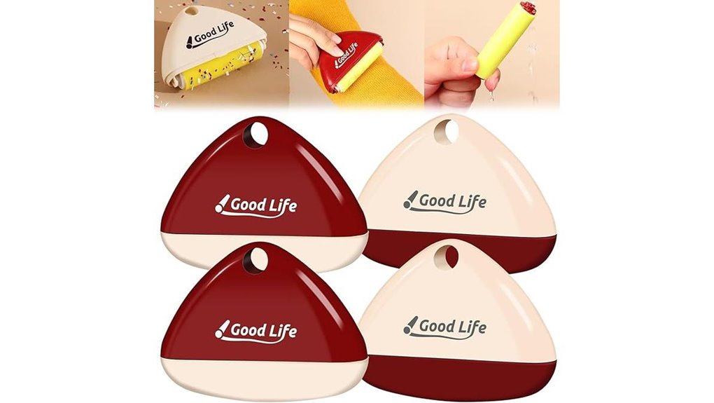 Compact Lint Rollers for Dark Coats: Refillable Picks Shine 13 reusable mini lint rollers