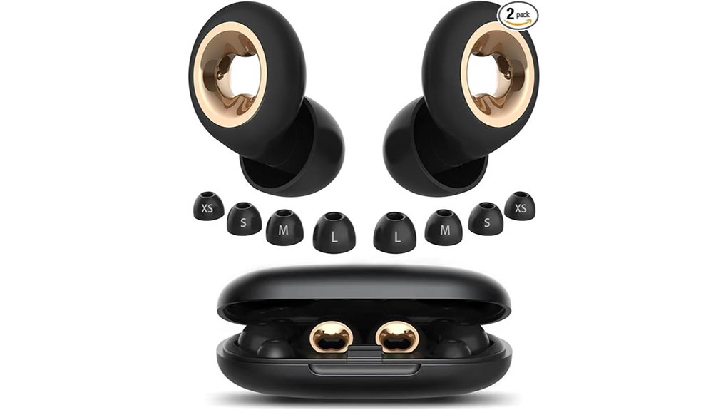 Best Earplugs for Sleeping in Hotels: Foam vs Silicone 7 reusable noise reducing black earplugs