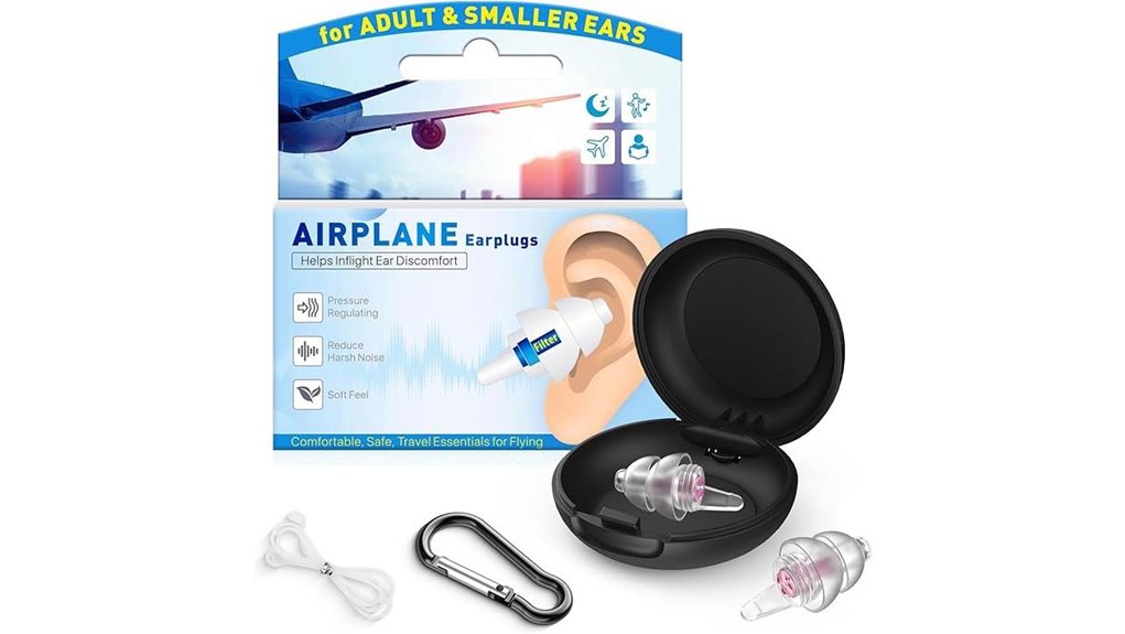 reusable plane earplugs 25db