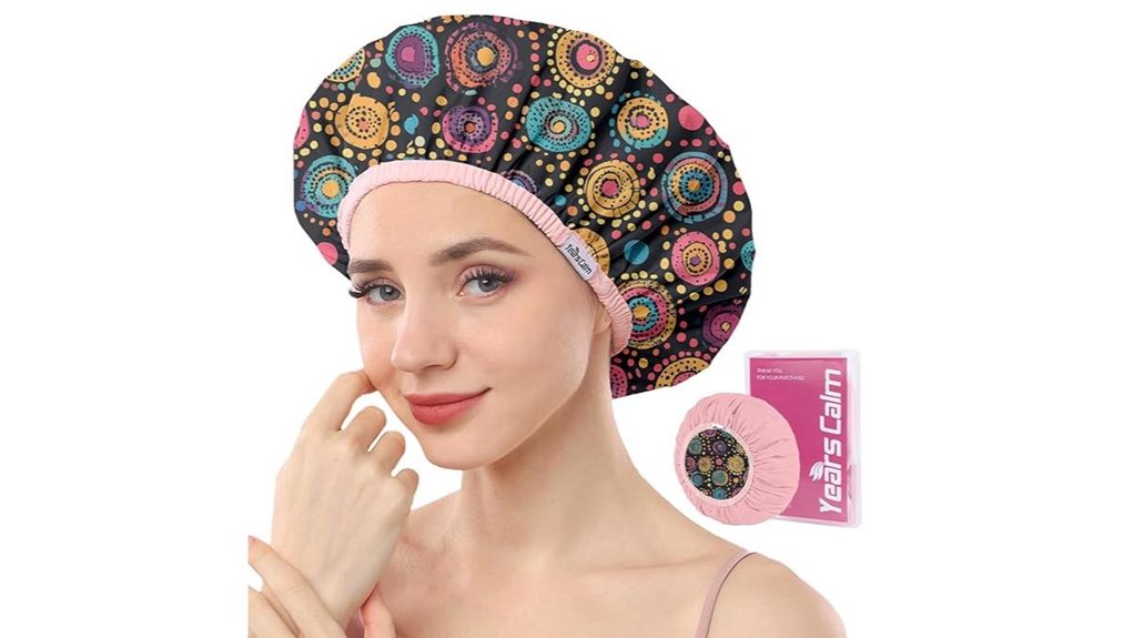 The Best Travel Shower Caps That Won’t Rip and Are Reusable 5 reusable polkadot waterproof cap