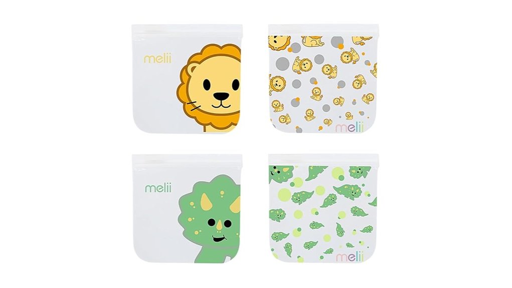 Reusable Snack Bags That Work Right with Zip or Clamp (Flight‑Friendly) 12 reusable sandwich snack pack