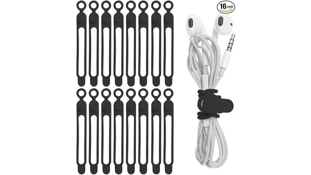 reusable silicone cable straps