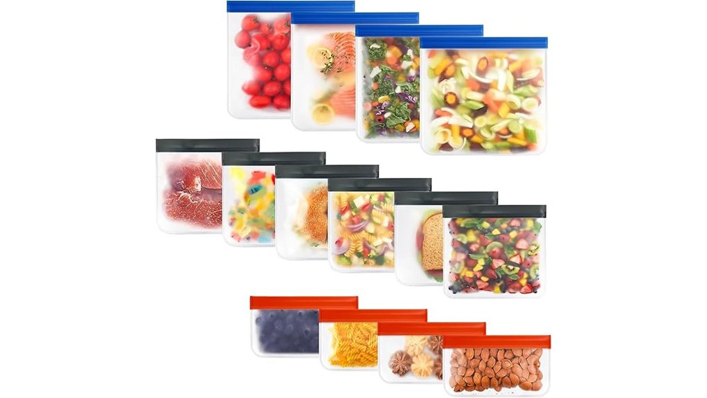 reusable silicone food bags