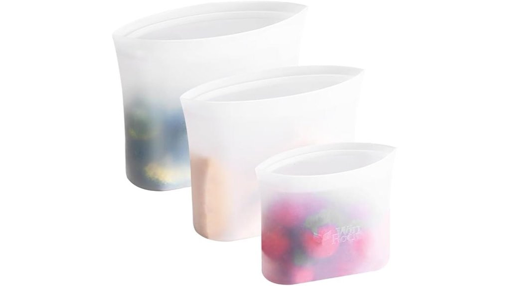 reusable silicone food bags