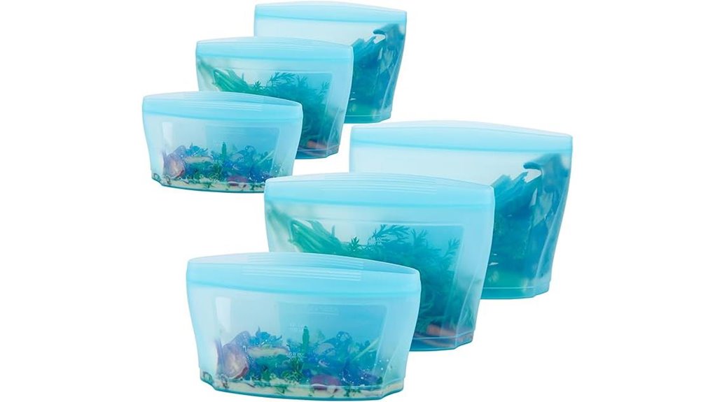 reusable silicone food bowls