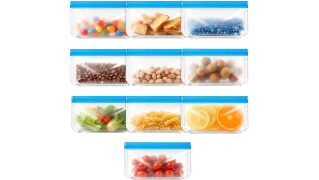 reusable silicone snack bags