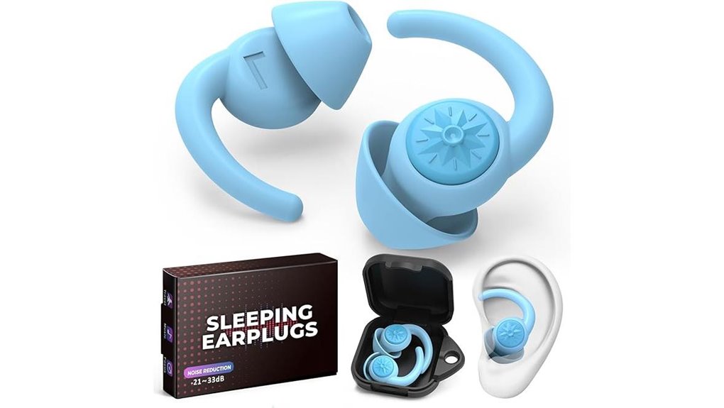 reusable soft silicone earplugs