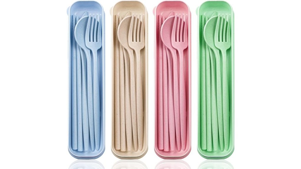 reusable travel cutlery set