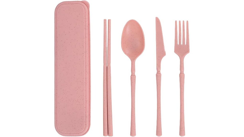 reusable travel utensils case