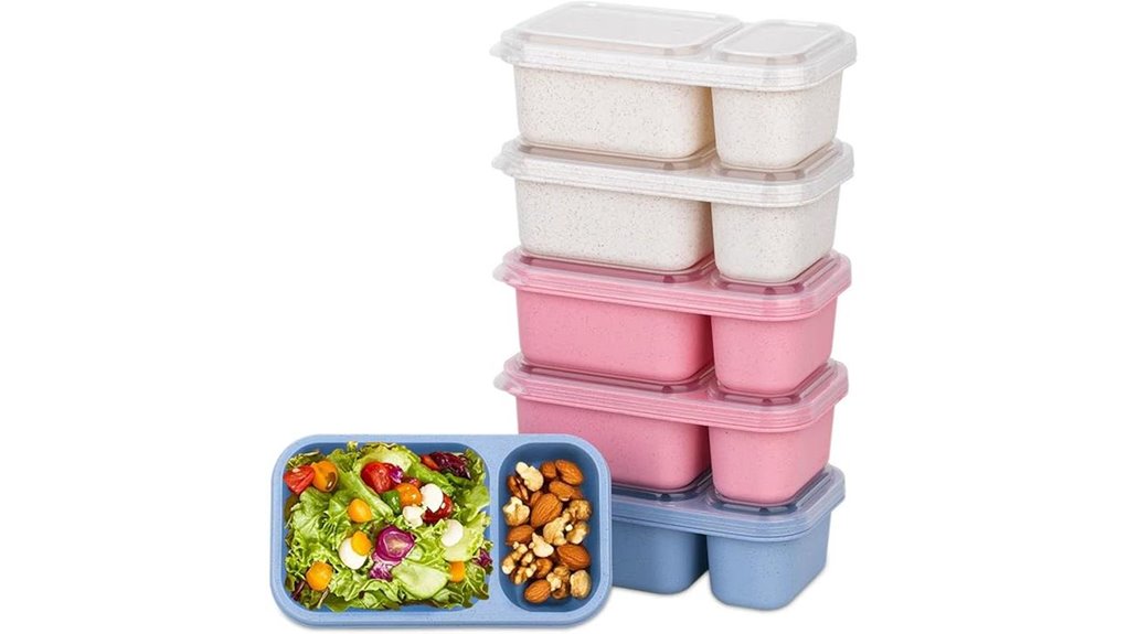 Reusable Snack Containers That Make Day Tours Easier 4 reusable two compartment 6 pack snack