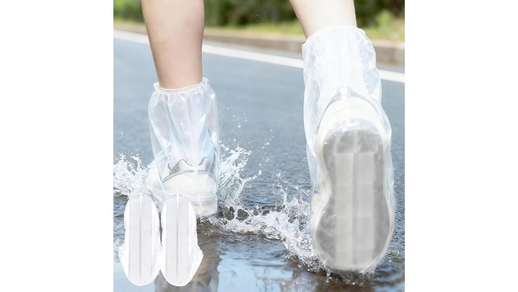 Travel shoe covers for slush that stay compact, grippy & dry 8 reusable waterproof anti slip covers