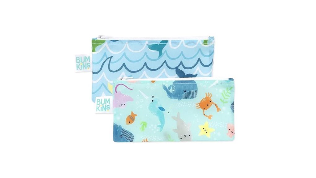 Reusable Snack Bags That Fly Clean & Convenient 9 reusable waterproof blue snack