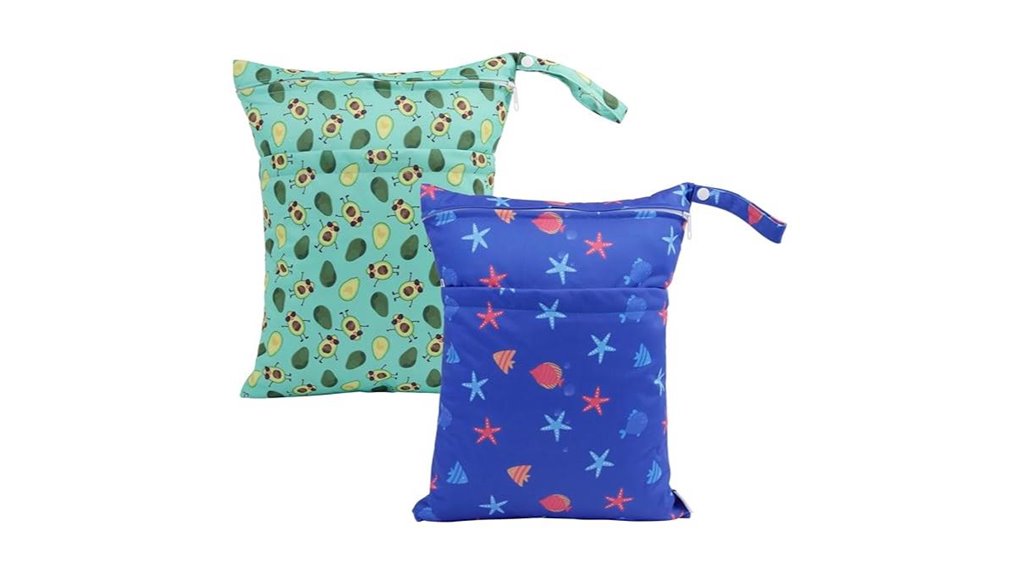 Wet Bags for Swimwear (Odor Control, no leaks): Leakproof 14 reusable waterproof wet dry bags