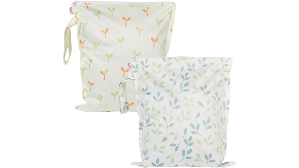 Wet Bags for Swimwear (Odor Control, no leaks): Leakproof 15 reusable waterproof wet dry two pack