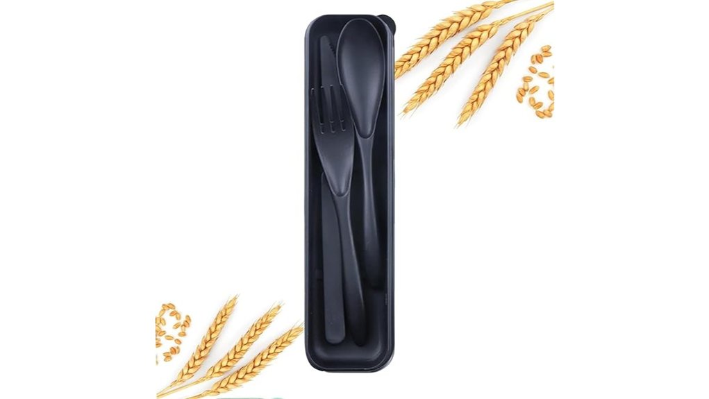 reusable wheat straw cutlery