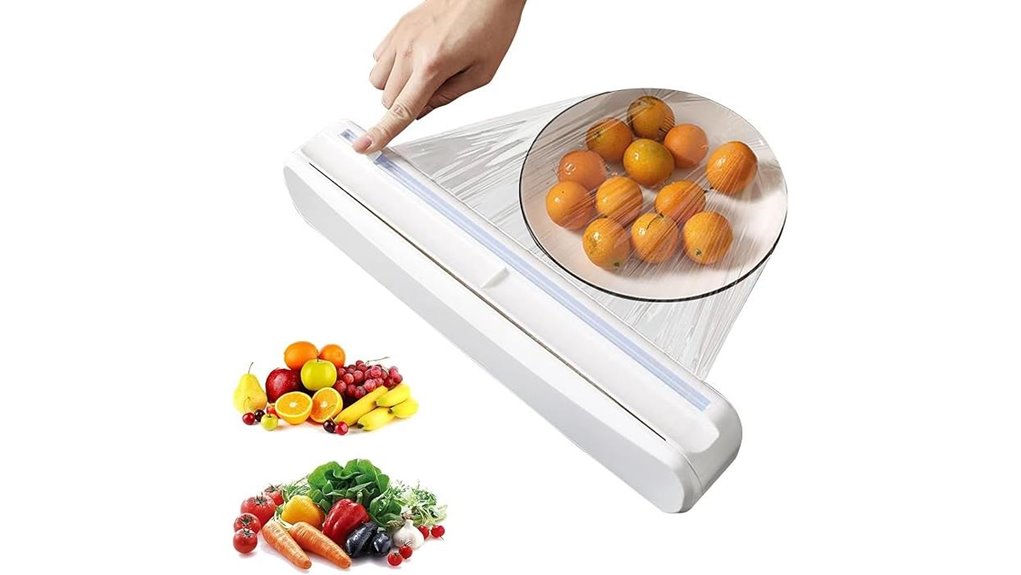 Top Plastic Wrap Dispenser With Cutter Your Kitchen Will Love 4 reusable wrap dispenser cutter