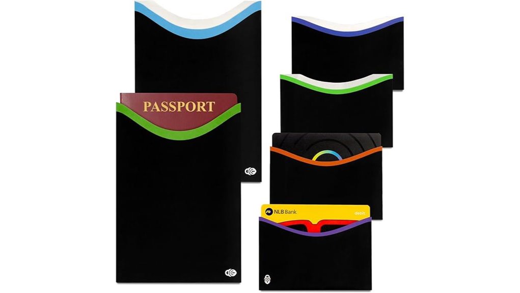 RFID Blocking Sleeves for Cards That Keep Your Wallet Safe 13 rfid blocking card passport sleeves
