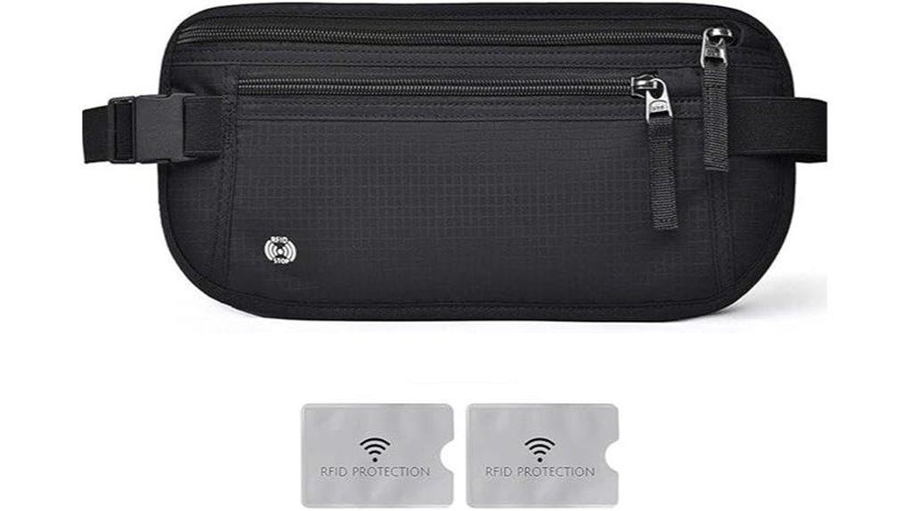 Slim Money Belts That Never Roll or Bunch 15 rfid blocking hidden passport belt