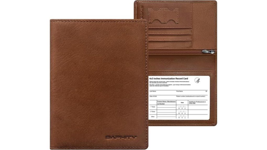 Premium Leather Passport Wallets That Exude Class 10 rfid blocking leather passport holder