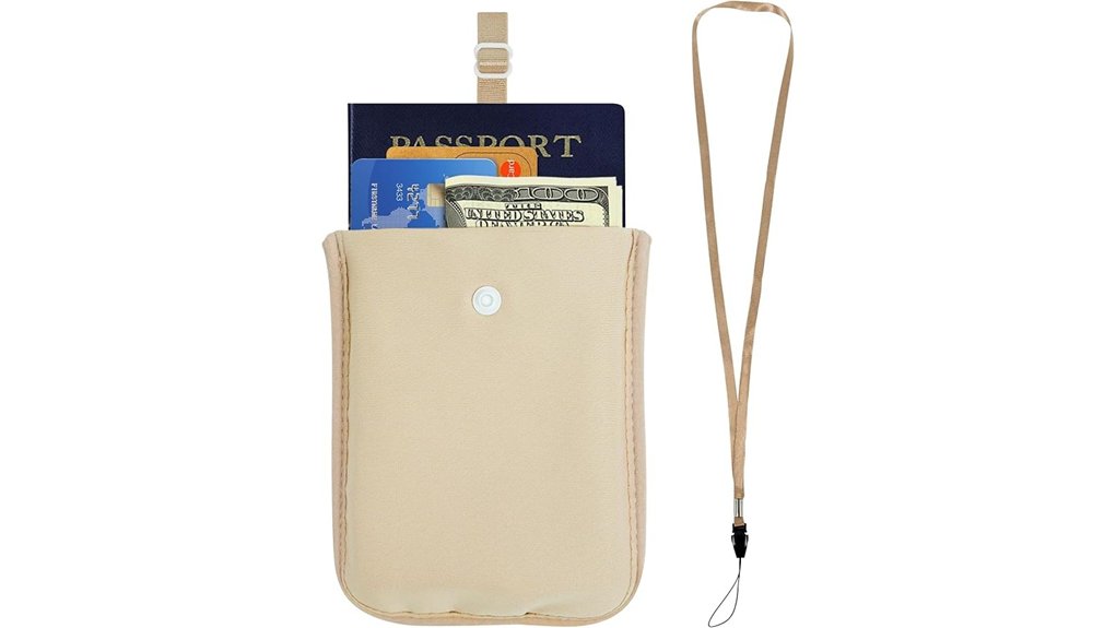 rfid blocking travel bra pouch