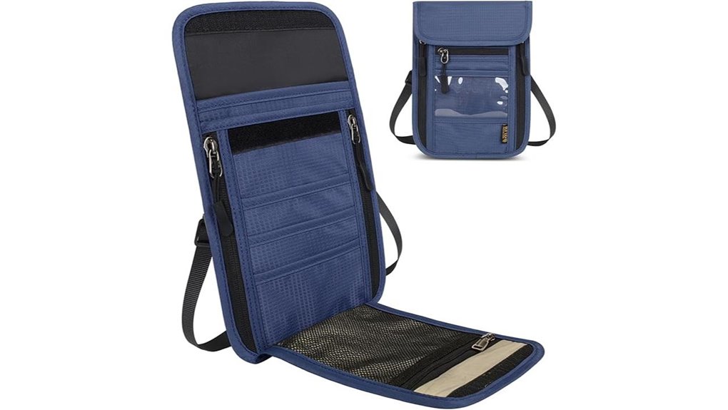 rfid blocking travel wallet