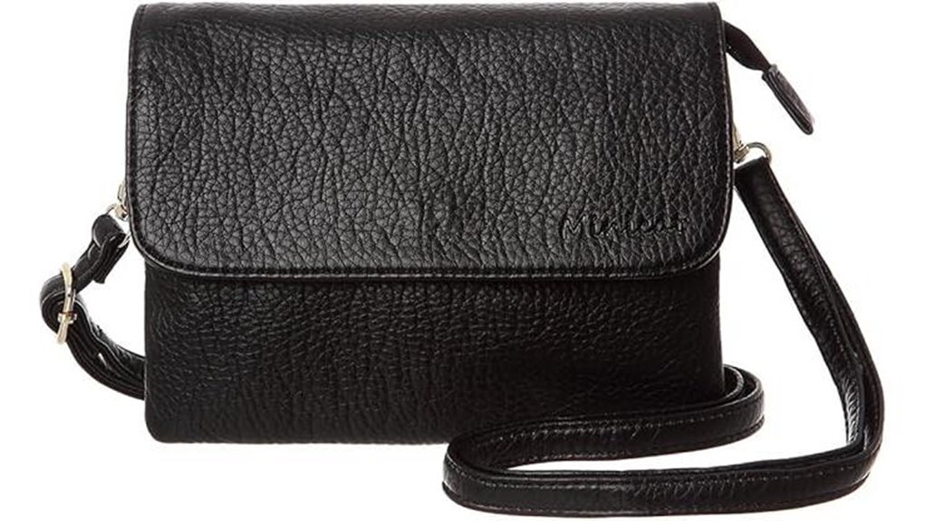 rfid blocking vegan crossbody