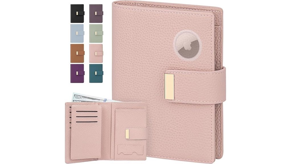 rfid blocking wallet airtag cash