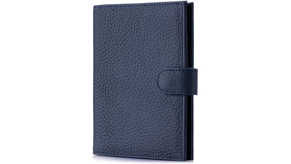 rfid leather passport wallet