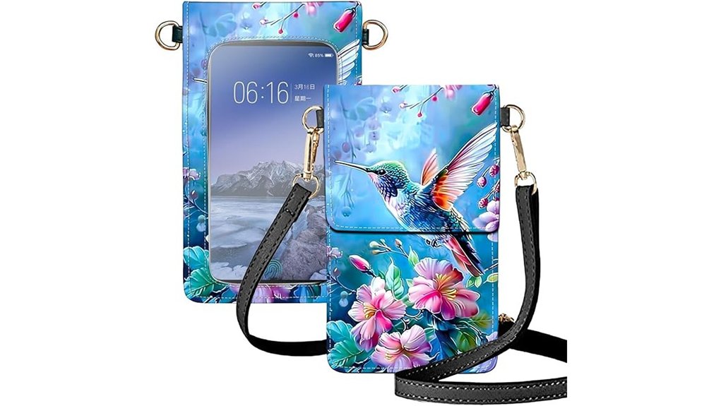 rfid proof hummingbird waterproof crossbody