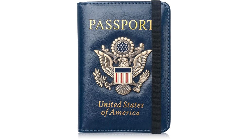 Passport Covers That Fit EU & US Passports Without Bending 1 rfid secure waterproof passport wallet