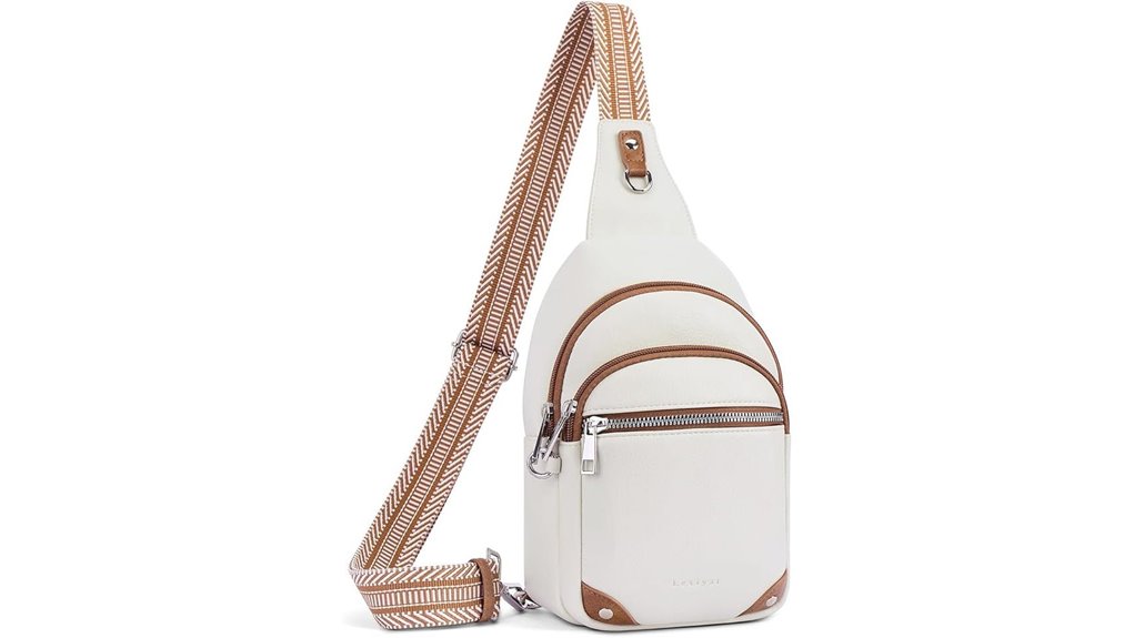 rfid shielded leather crossbody bag
